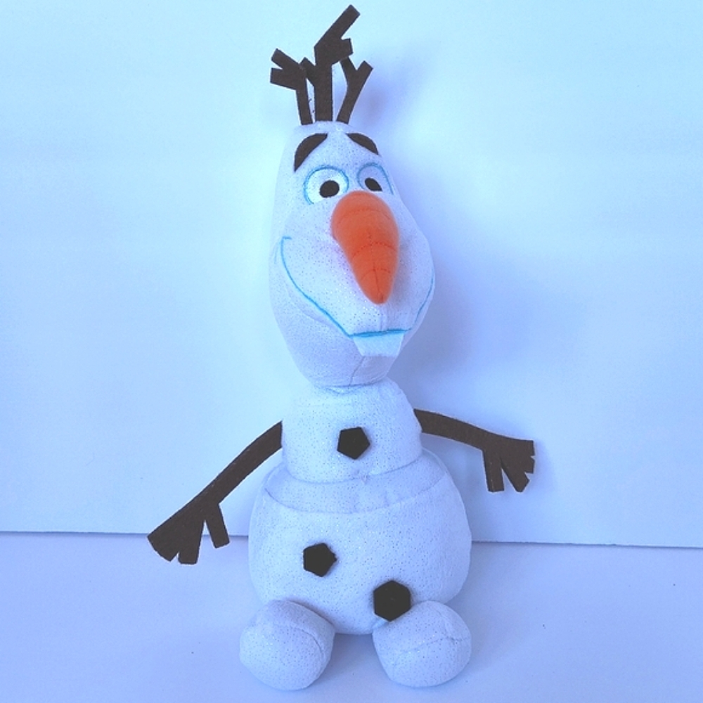 Ty/Disney Shimmery Olaf Frozen Snowman Plush